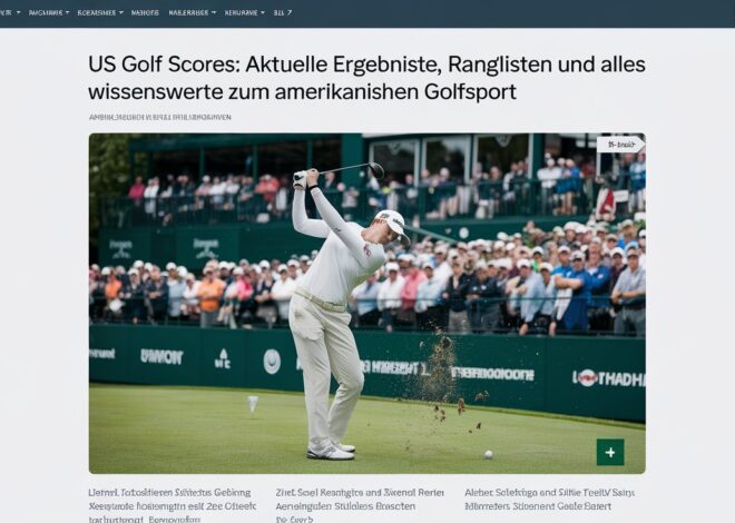 US Golf Scores: Aktuelle Ergebnisse, Ranglisten und alles Wissenswerte zum amerikanischen Golfsport