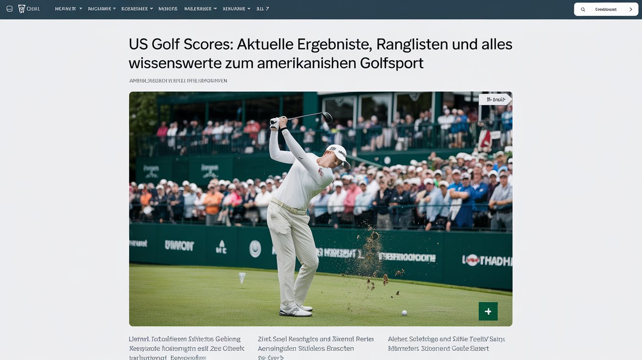 US Golf Scores: Aktuelle Ergebnisse, Ranglisten und alles Wissenswerte zum amerikanischen Golfsport