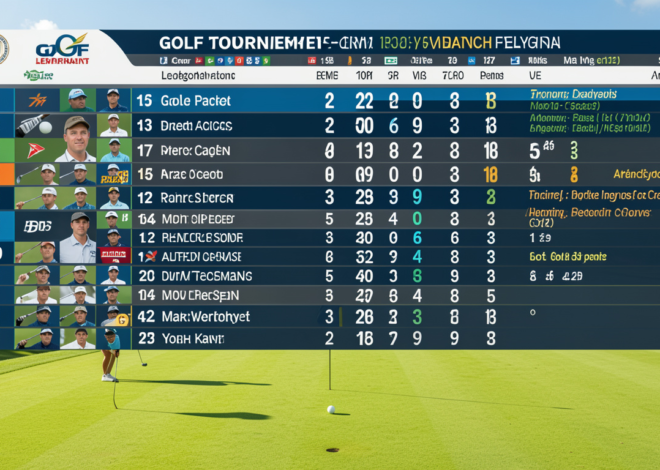 Todays Golf Leaderboard: Aktuelle Ergebnisse, Spielerplatzierungen und spannende Turnieranalysen