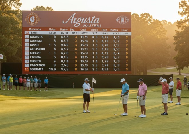 Augusta Masters Leaderboard – Aktuelle Ergebnisse, legendäre Momente und die Bedeutung der Rangliste beim Golf-Klassiker