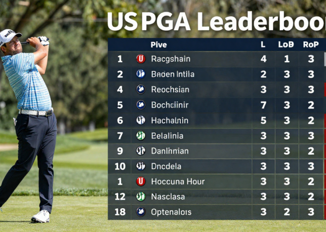 US PGA Leaderboard: Aktuelle Ergebnisse, Live-Ranglisten und spannende Einblicke in die Welt des Profi-Golfs